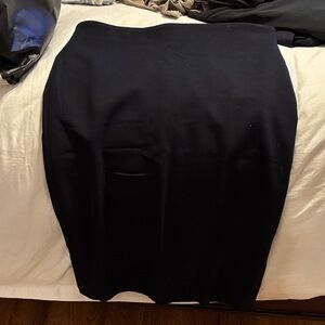 Philosophy Classic Dark Blue Pencil Skirt